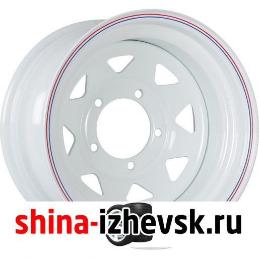 Колесный диск ORW (Off Road Wheels) УАЗ 8xR15 5x139.7 ET-19 DIA110 белый в Ижевске